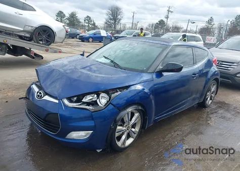 2017 Hyundai Veloster Value Edition z USA, uszkodzony, nr VIN KMHTC6AD2HU320879